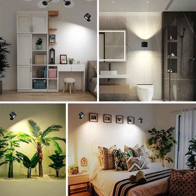 APPLIQUE MURALE LED ROTATIVE A 360°