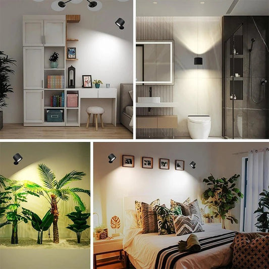 APPLIQUE MURALE LED ROTATIVE A 360°